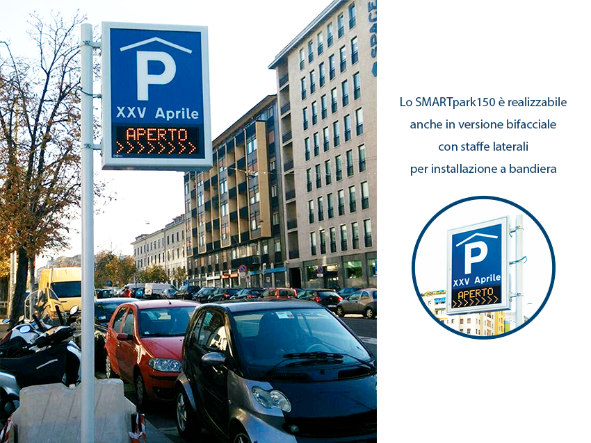 Sfhera Smartpark150 smart park parcheggio libero completo